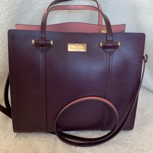 Kate Spade Bag - good condition - wine color